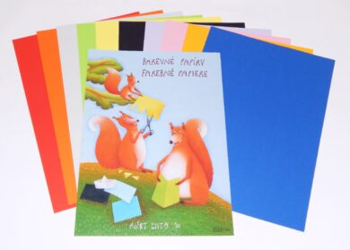 Složka barev.papírů A3, 10 listů  (200624002006)