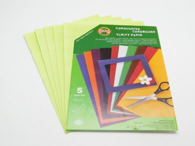 Vlnitý papír 9758 - pastelový zelený  (9758023001PS)